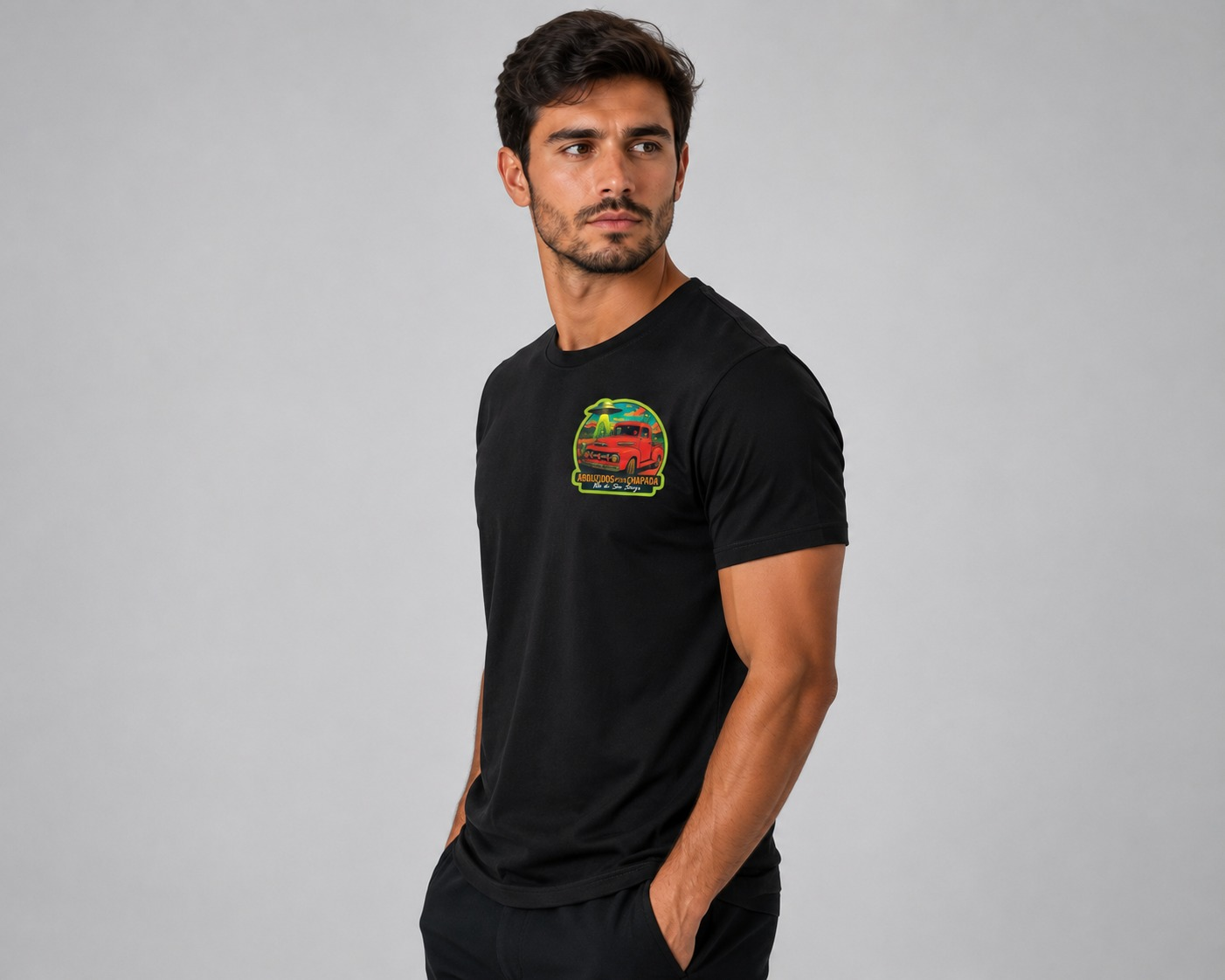 Camiseta Abduzidos Pela Chapada - Vila de São Jorge - Imagem 2