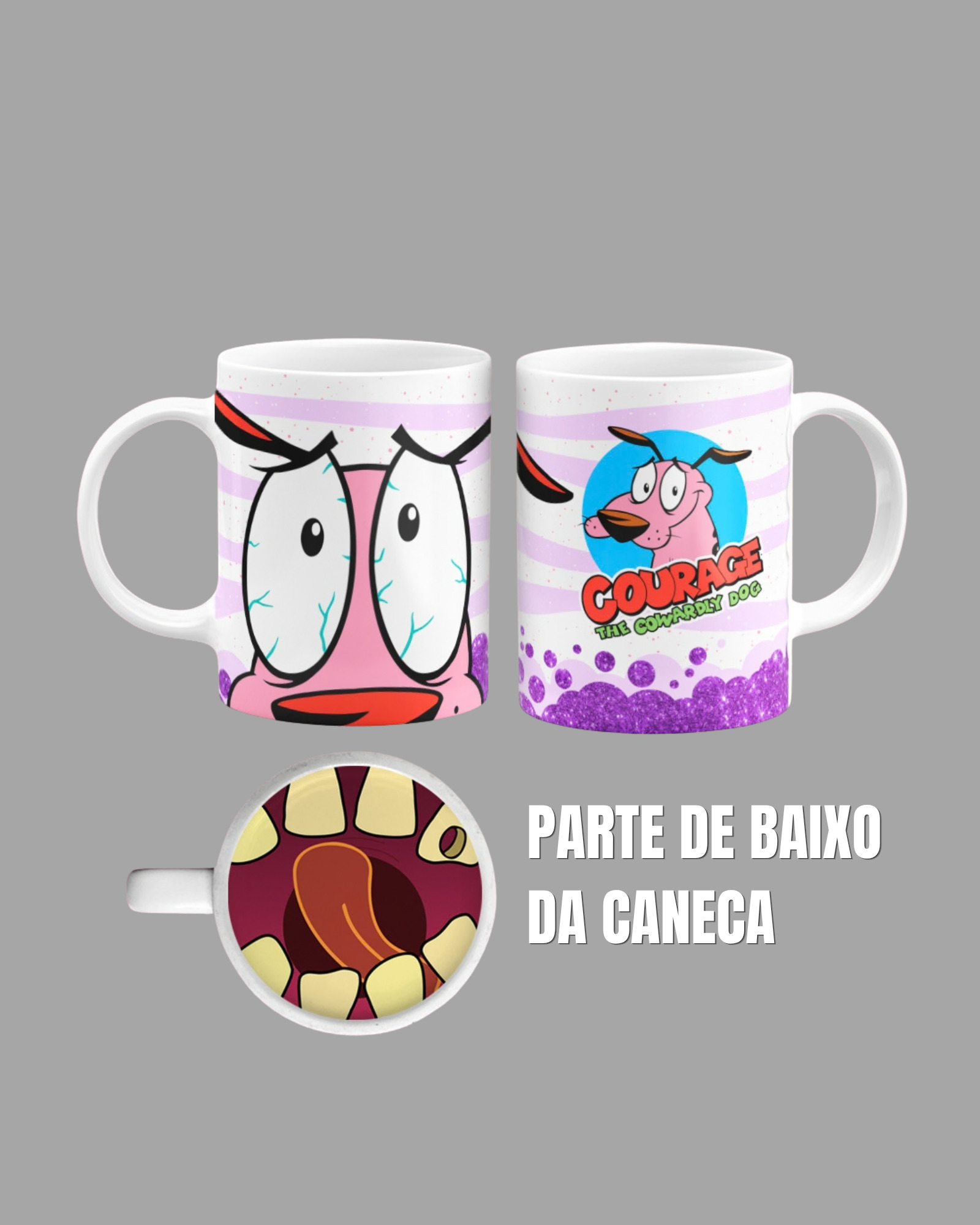 Caneca Courage the Cowardly Dog