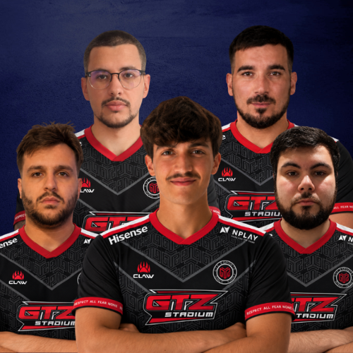 Line-up da GTZ Esports de Counter-Strike