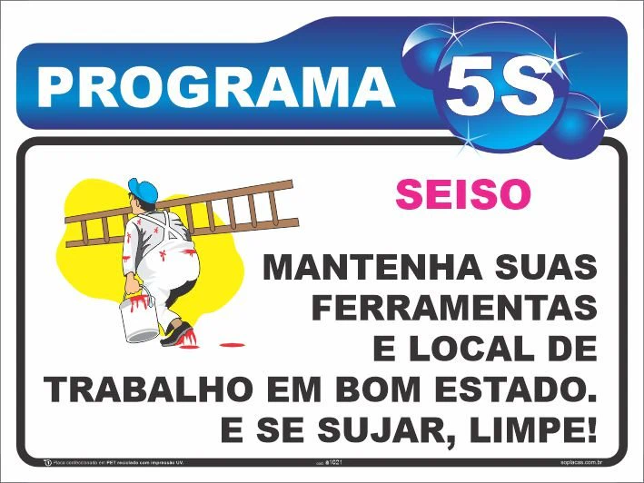 Placa de 5S: Seiso