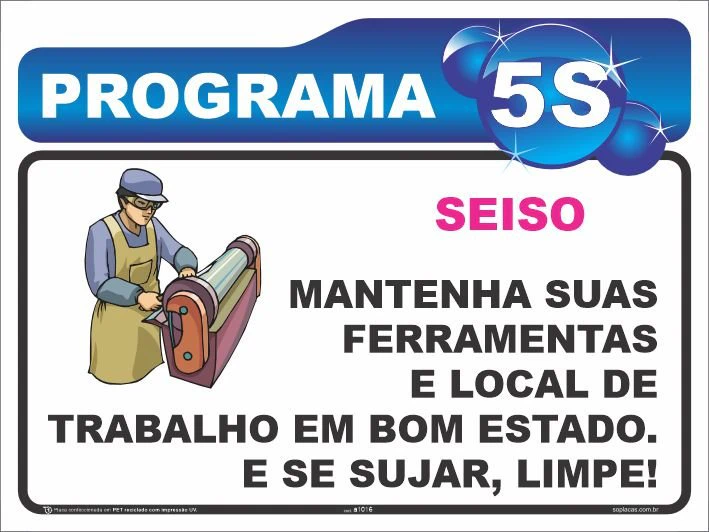 Placa de 5S: Seiso